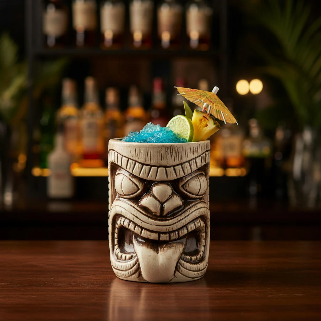 Keramisk Toscano Lono Tiki Krus 450ml BTBL3408 by Beaumont color Grå