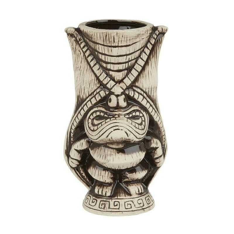 Keramisk Kane Tiki-krus 400ml BTBL3409 by Beaumont color Grå