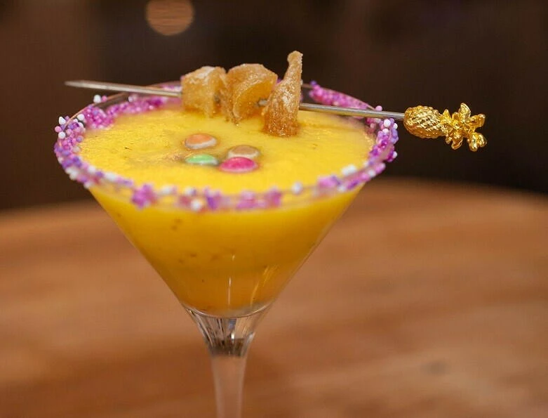 Ananas Garnish Drinkspind PK10 - Guld BTBL3734 by Beaumont color Guld