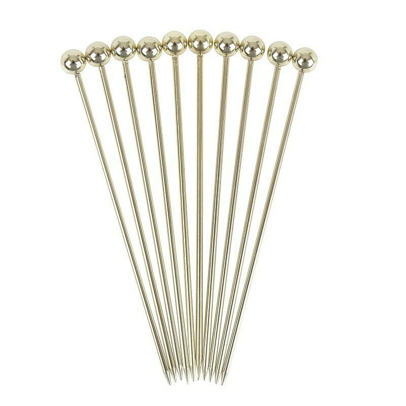 Ball Garnish Drinkspind PK10 - Guld BTBL3732 by Beaumont color Guld
