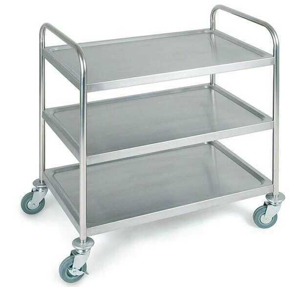 Rullebord m/3 hylder 91x59x93cm RS 11111979 by APS color Sølv