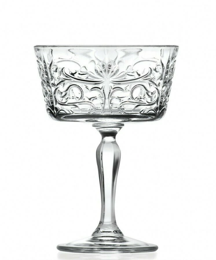 RCR Tattoo Champagneglas 268 ml (6 stk.) Glas0597 by RCR Glas color Sort