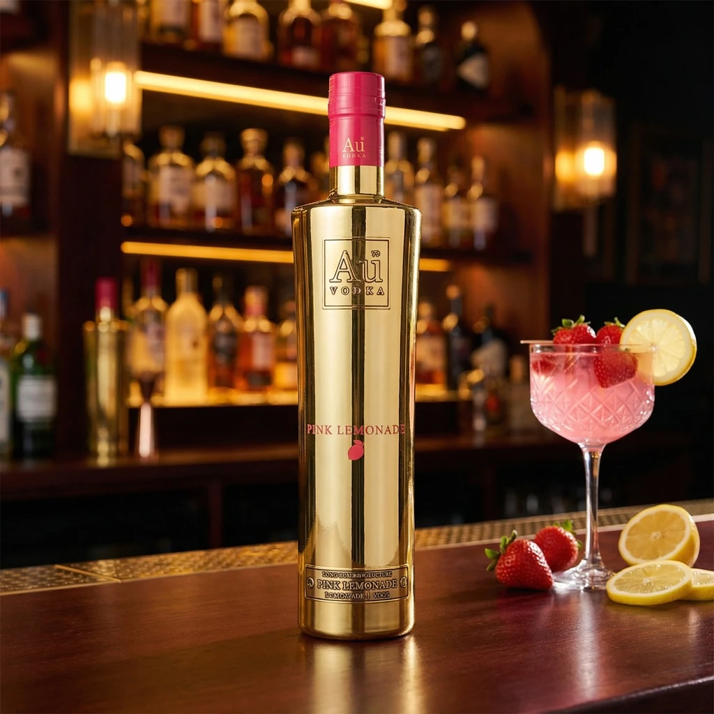 Au Vodka Strawberry Burst 70 cl 52338 by Au Vodka color Sort