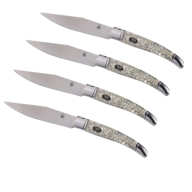 Laguiole perlemors steakknive 4 stk 40269069 by Laguiole color Sort