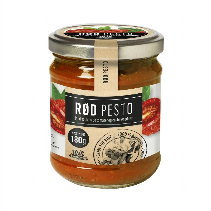 Rød Pesto 180g 112 by Deli Drengene color Sort