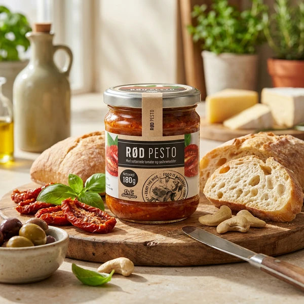 Rød Pesto 180g 112 by Deli Drengene color Sort