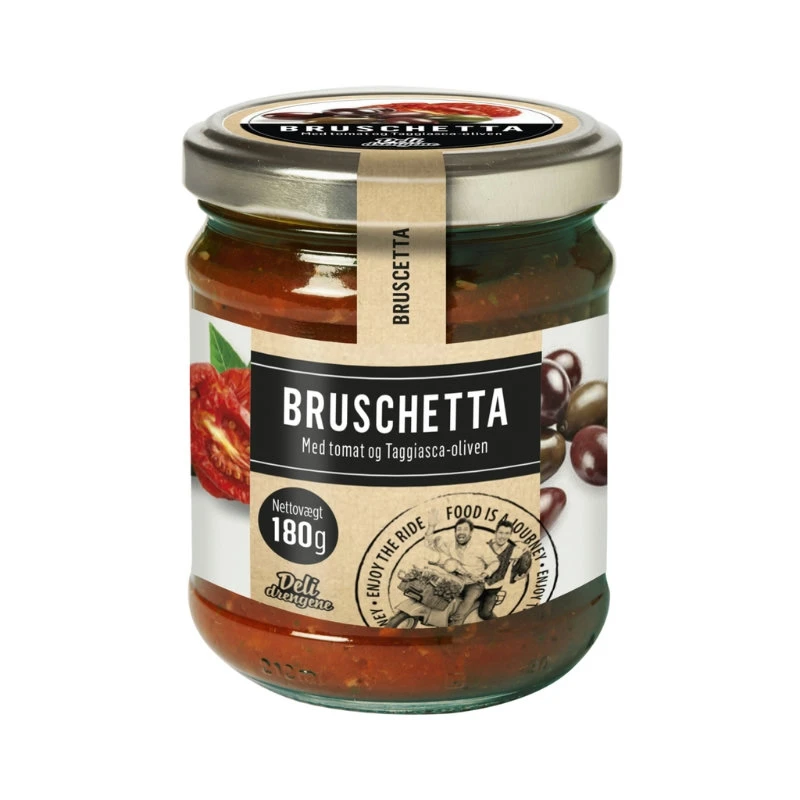 Bruschetta Taggiasca 180g 114 by Deli Drengene color Sort