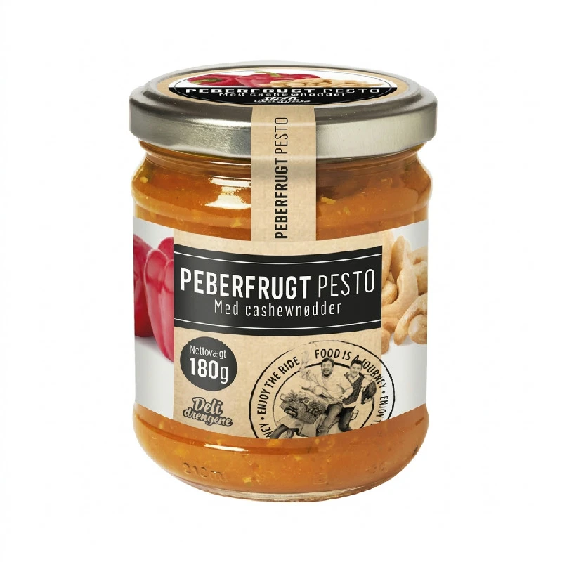 Peberfrugt Pesto 180g 115DD by Deli Drengene color Sort