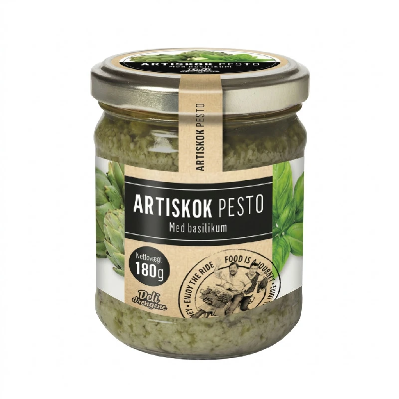 Artiskok Pesto med Basilikum 180g 117DD by Deli Drengene color Sort
