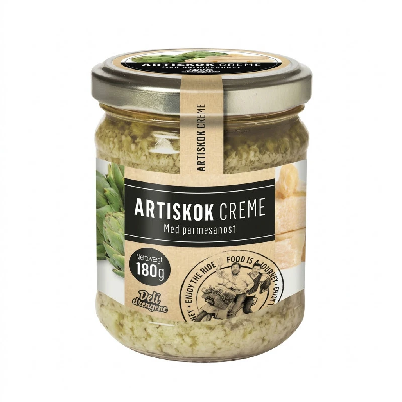 Artiskokcreme med Parmigiano 180g 118 by Deli Drengene color Sort