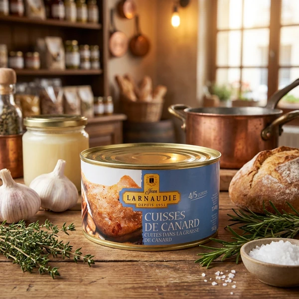 Lean Duck Confit 1240g 12726 by Deli Drengene color Sort