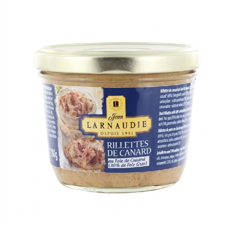 Ande Rillette m/foie gras 180G 13234 by Deli Drengene color Sort