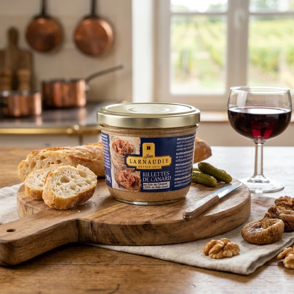 Ande Rillette m/foie gras 180G 13234 by Deli Drengene color Sort