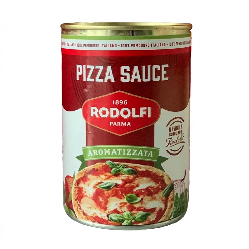 Rodolfi Pizza sauce 400g 2241 by Deli Drengene color Sort