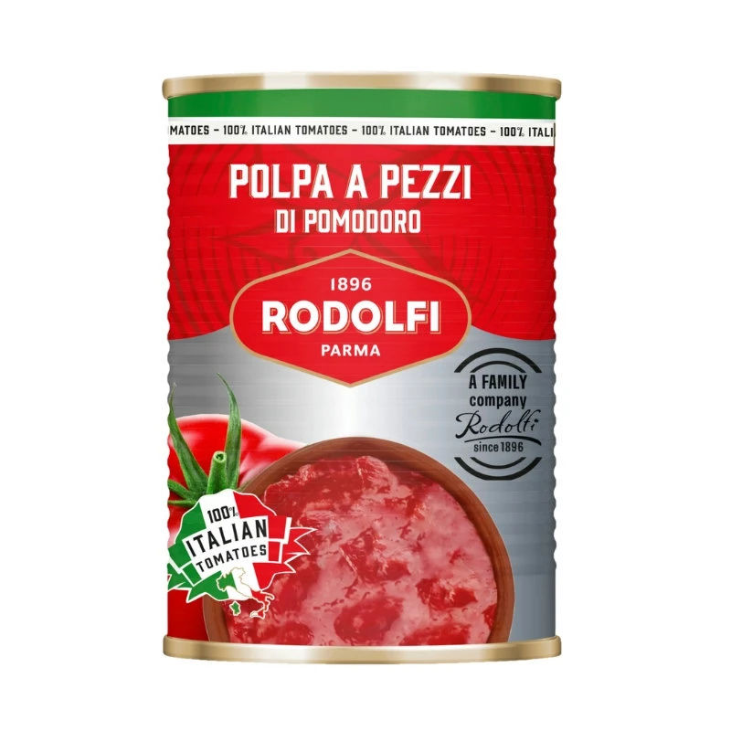 Rodolfi Polpa a pezzetti 400g 2242 by Deli Drengene color Sort