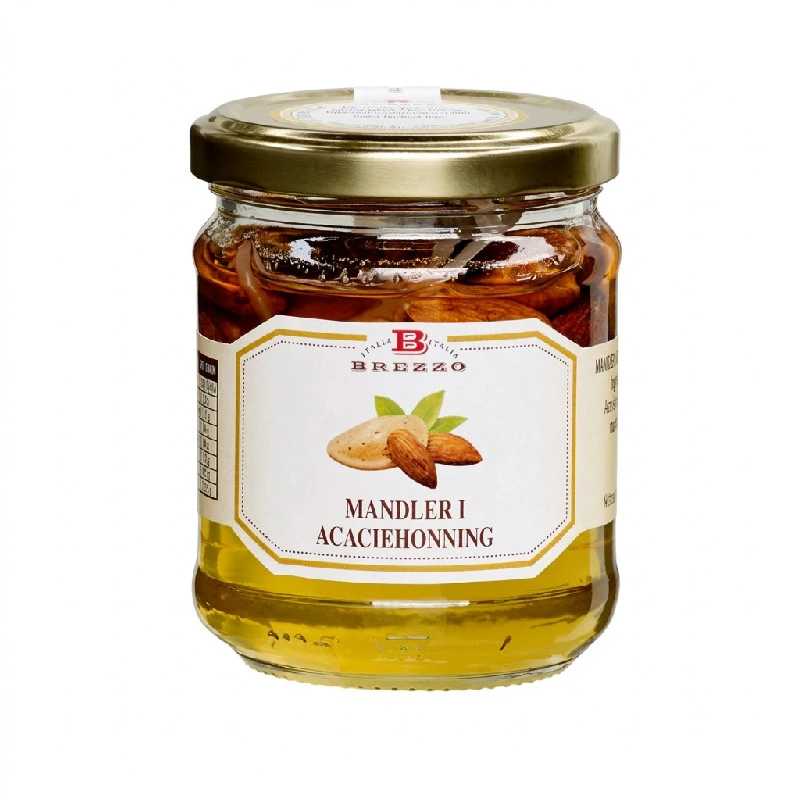 Acacie Honning med Mandler 240g 2653 by Deli Drengene color Sort