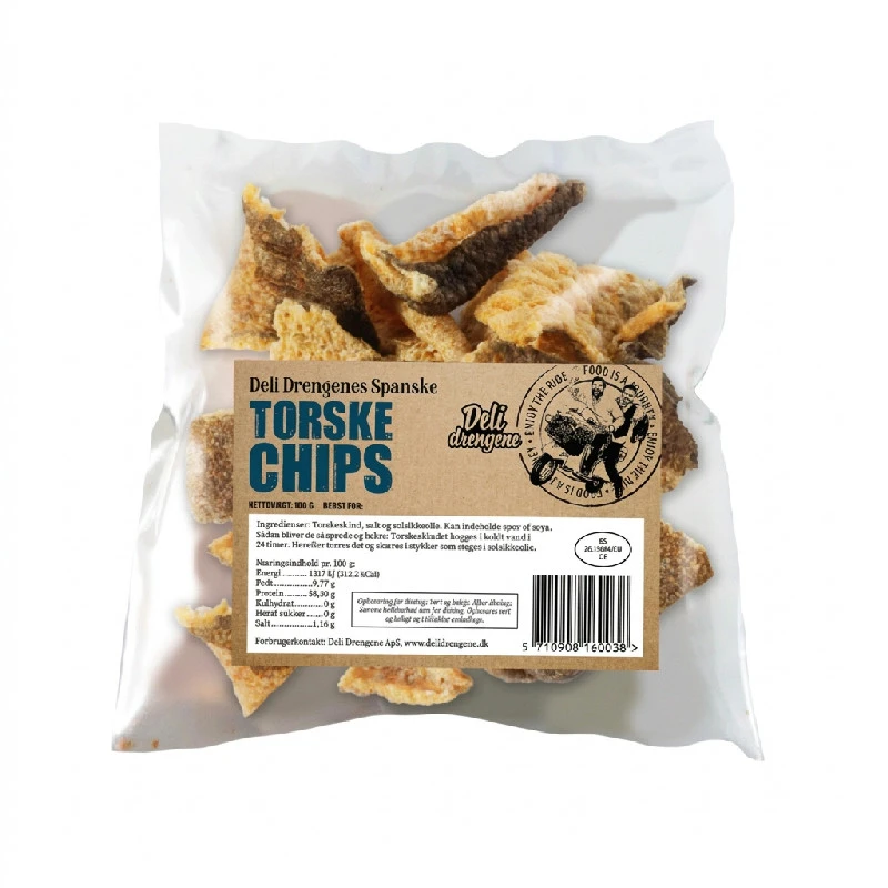 Torskechips 100g 284 by Deli Drengene color Sort