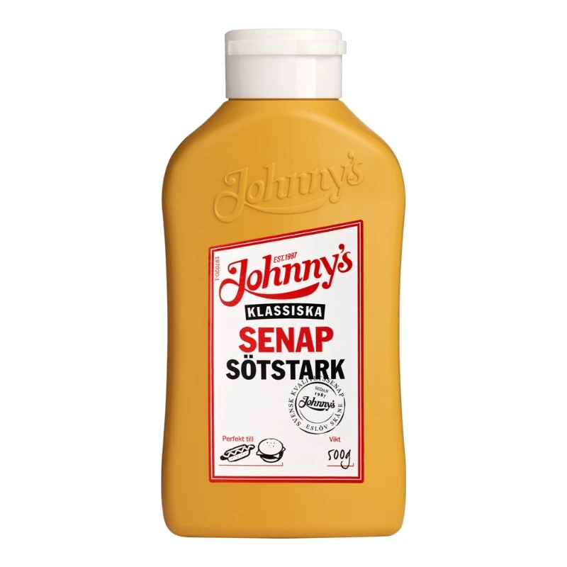 Johnnys Sødstærk sennep 500g 3100002 by Deli Drengene color Sort