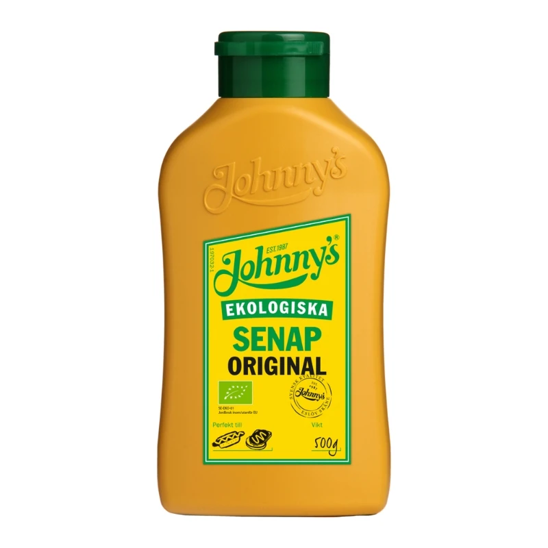 Johnnys Sennep Original Økologisk 500g 3100013 by Deli Drengene color Sort