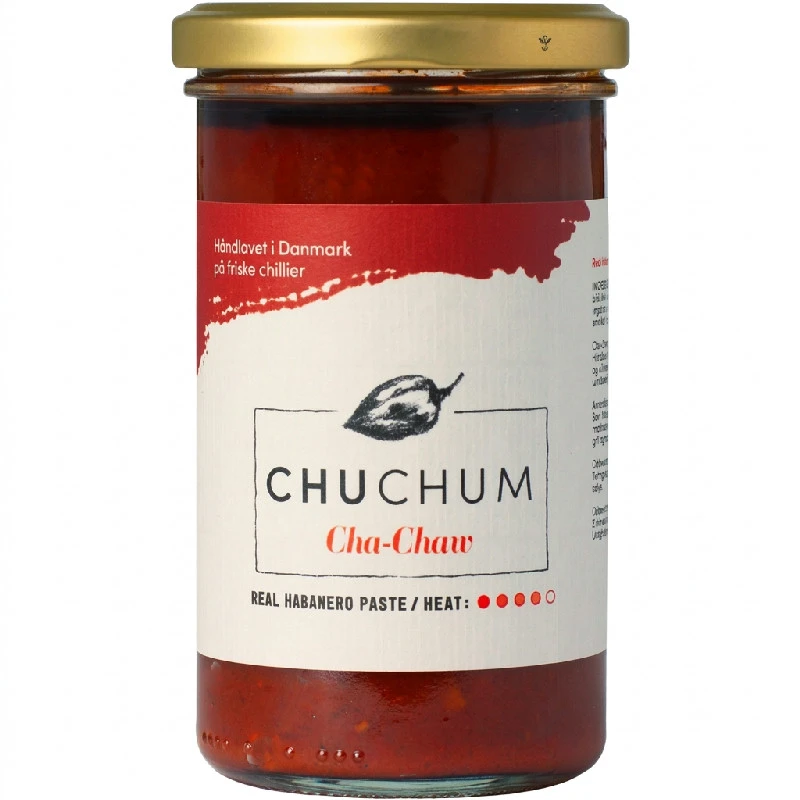 Cha-Chaw Red Habanero Chilli Sauce 270ml 50109DD by Deli Drengene color Sort