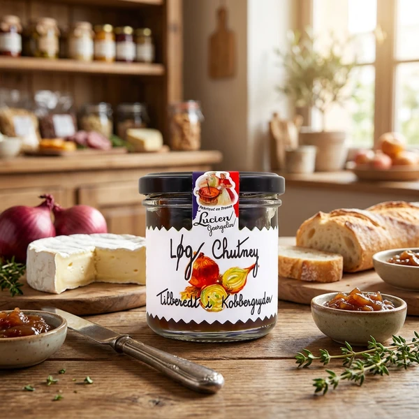 Løg Chutney 150g 57702 by Deli Drengene color Sort