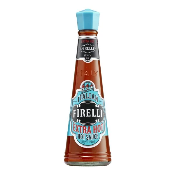 Firelli chili hot sauce extra hot 148 ml 60102 by Deli Drengene color Sort