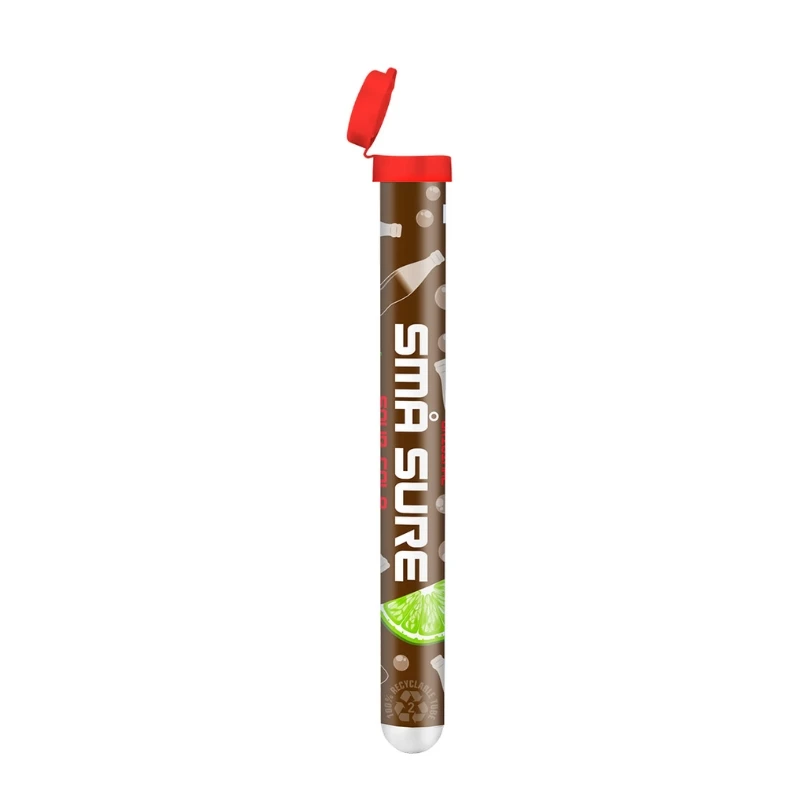 Små Sure Cola (50x2cl RØR) 64065 by SMÅ color Sort