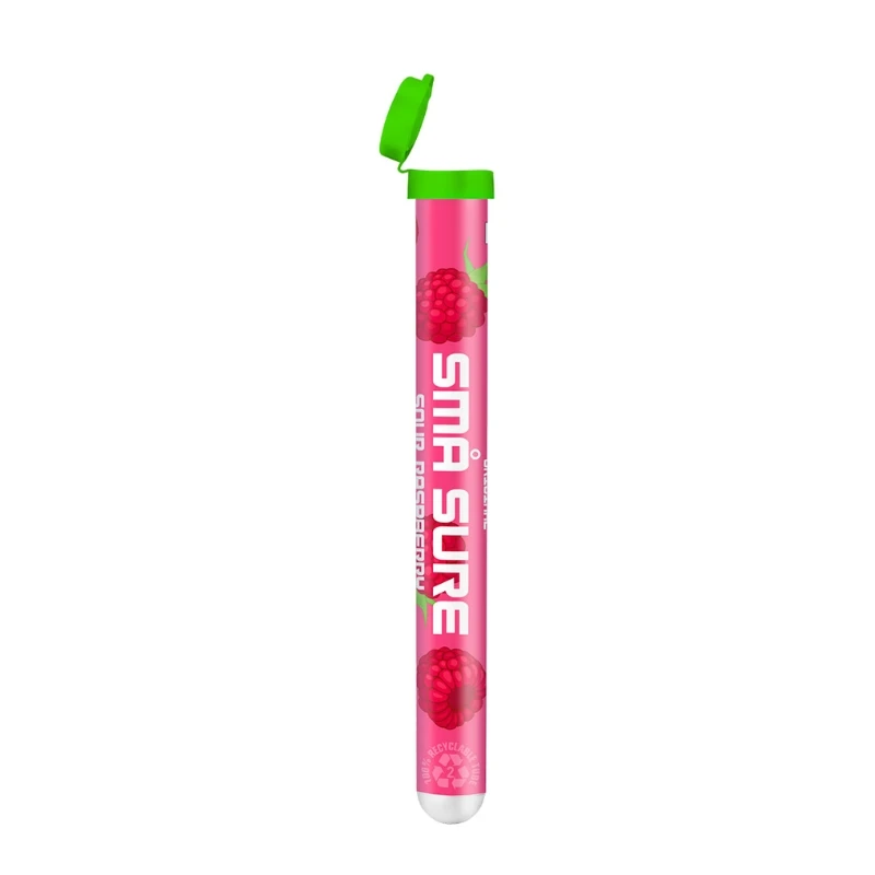 Små Sure Raspberry (50x2cl RØR) 67063 by SMÅ color Sort
