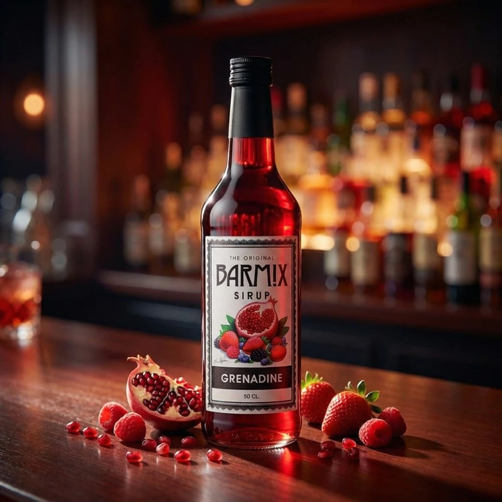 Barmix Grenadine Sirup 50 cl 61332 by Barmix color Sort