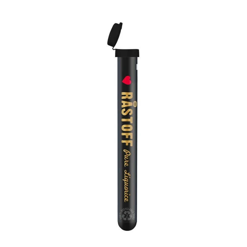 Råstoff Pure Liquorice (50x2cl RØR) 64137 by SMÅ color Sort