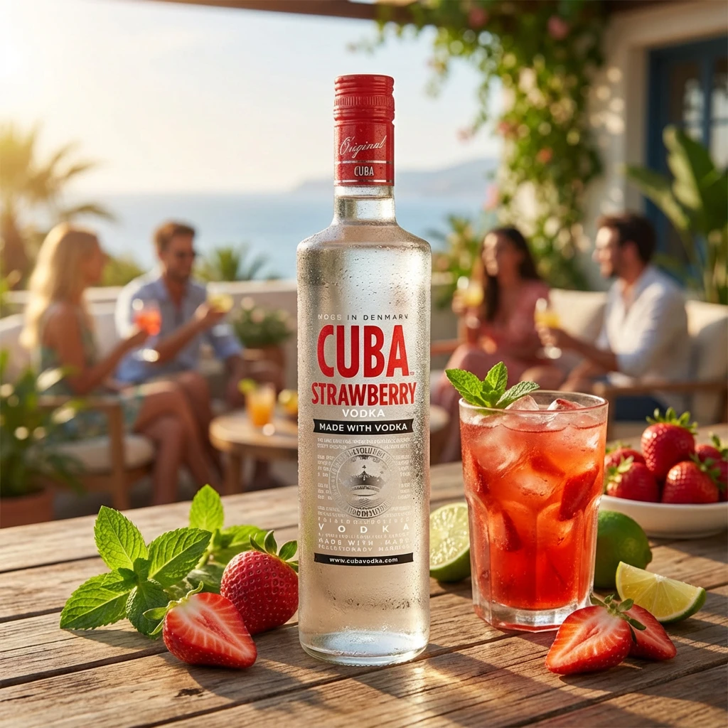 Cuba Strawberry 70 cl 52034 by CUBA color Sort