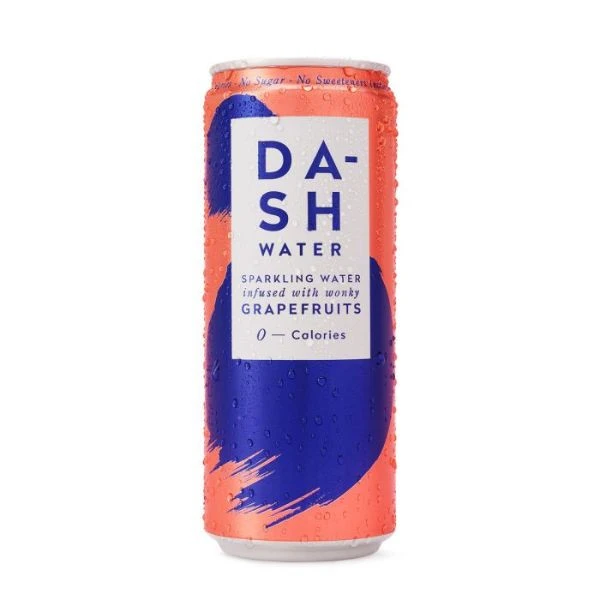 Dash Water Spakling Grapefruit 330 ml. GBDAS0107 by Dash Water color Sort