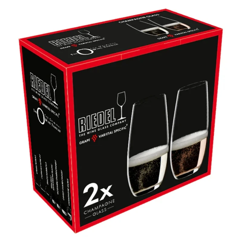 Riedel Tumbler vinglas O Champagne - 2 stk 937622 by Riedel color Sort
