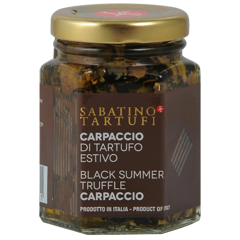 Trøffel carpaccio 100% sort gl 90 g 19040 by Sabatino color Sort