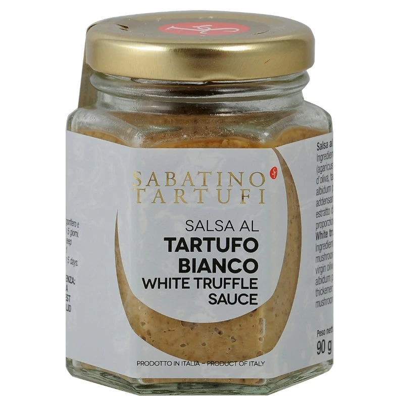 Trøffelsauce hvid 90 g 19044 by Sabatino color Sort
