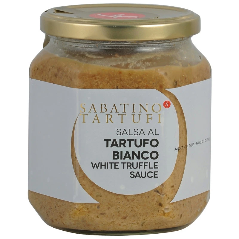 Trøffel sauce hvid 500 g 19045 by Sabatino color Sort