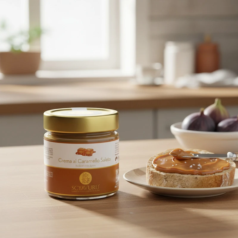 Smørpålæg saltkaramel 200 g 27431 by Scyavuru color Sort