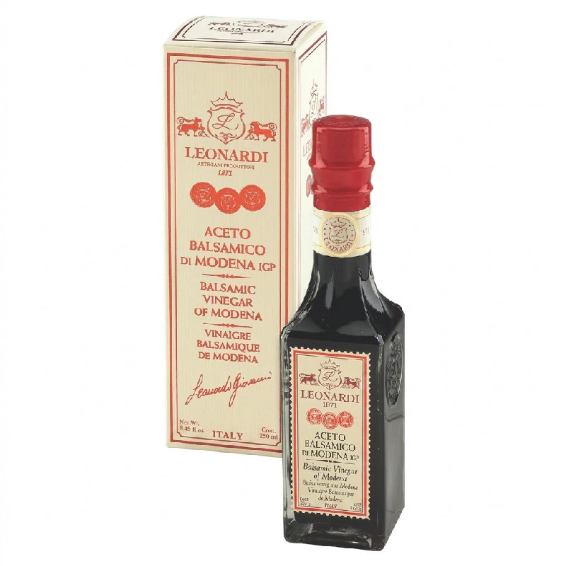 Balsamico di Modena IGP Rød 3 250 ml 12032 by Leonardi color Sort