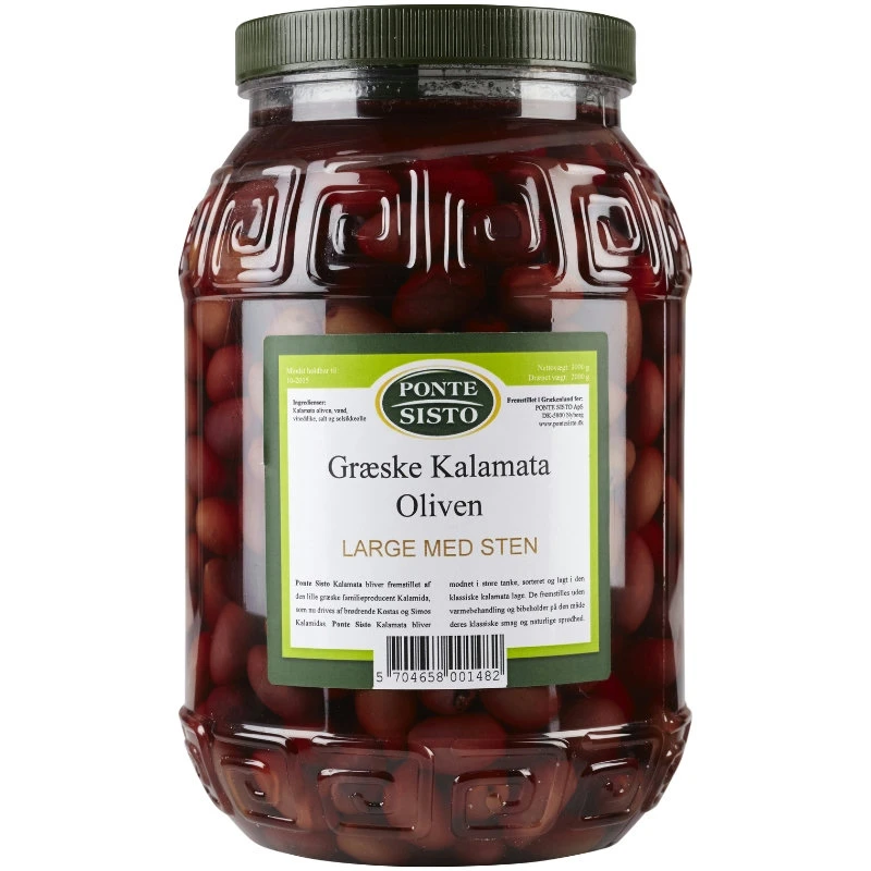 Oliven kalamata m/sten large 2 kg 17503 by Ponte Sisto color Sort