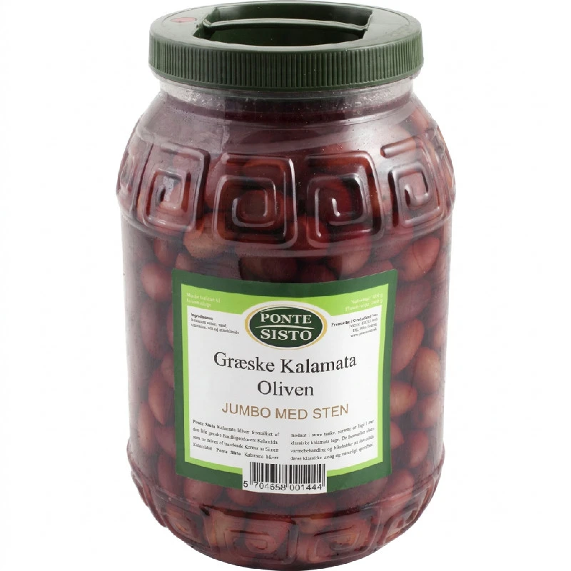 Oliven kalamata m/sten jumbo 2 kg 17501 by Ponte Sisto color Sort