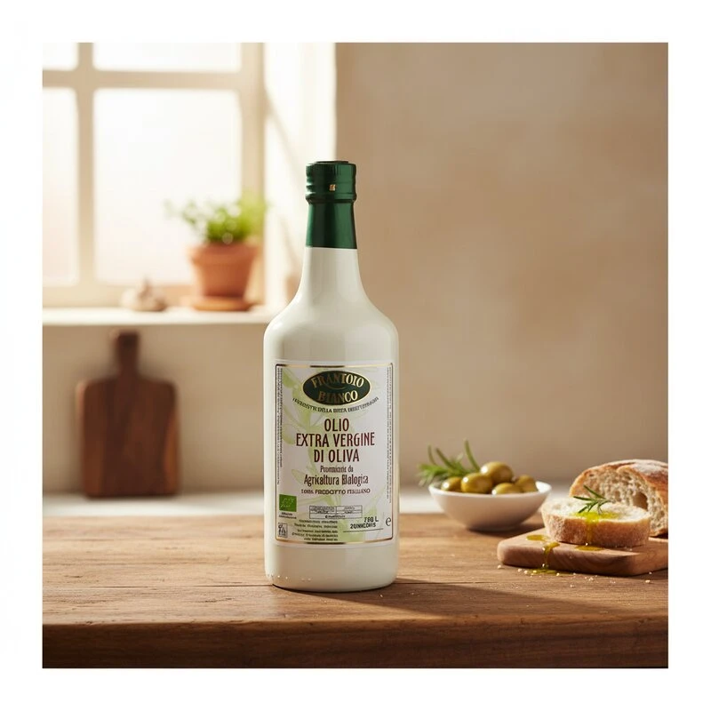 Økologisk Ekstra Jomfru Olivenolie Liguria 500 ml 15128 by Frantoio bianco color Sort