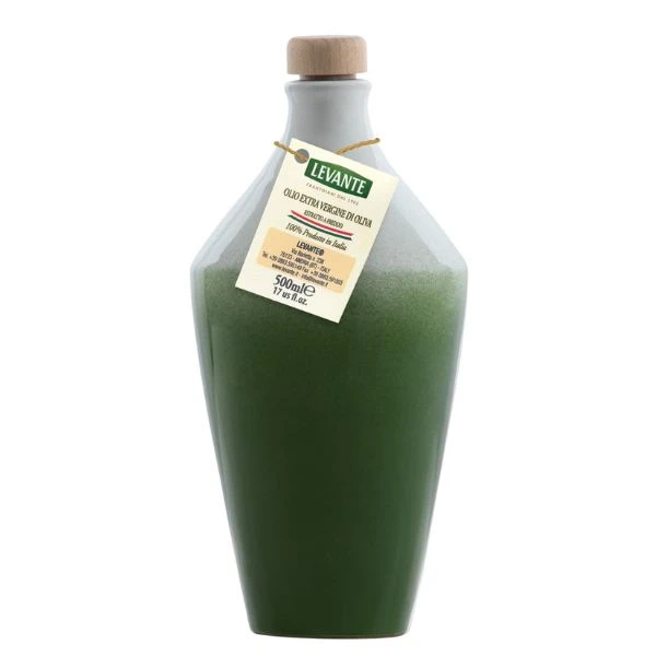 Ekstra jomfru olivenolie 100% italiensk 500 ml keramik 15325 by San martino color Sort