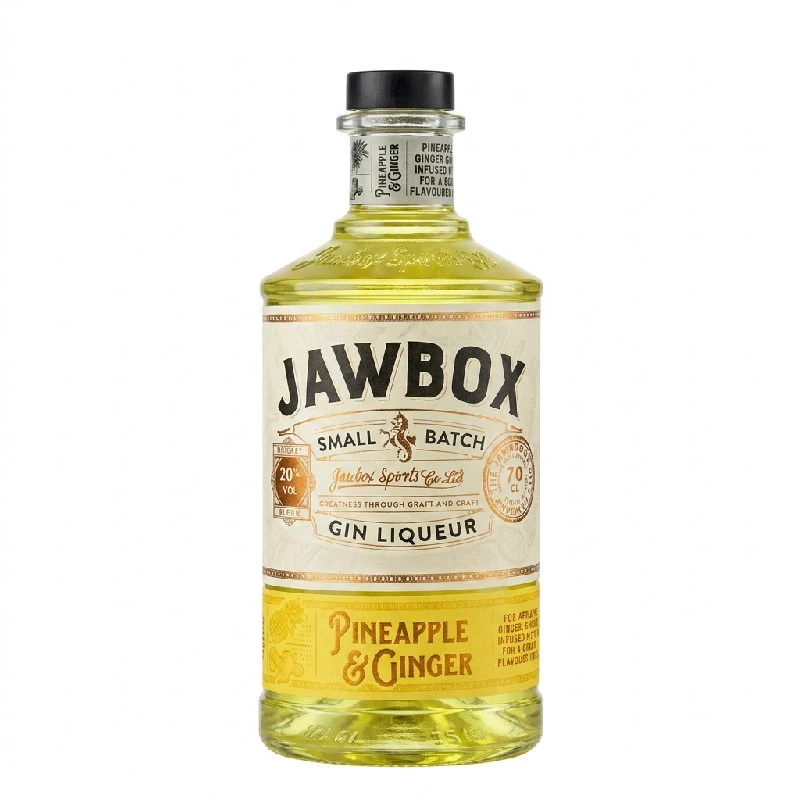 Jawbox Pineapple & Ginger Gin Liqueur FL 70 51461 by JAWBOX color Sort