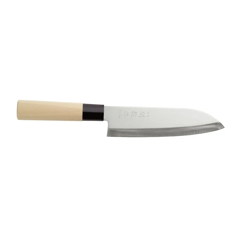Santoku-kniv 165/395 mm rustfrit stål 845035 by Hendi color Sort