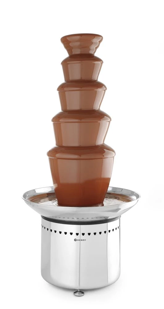 Chokoladefontæne 5-lags rustfrit stål 265W 274156 by Hendi color Sort
