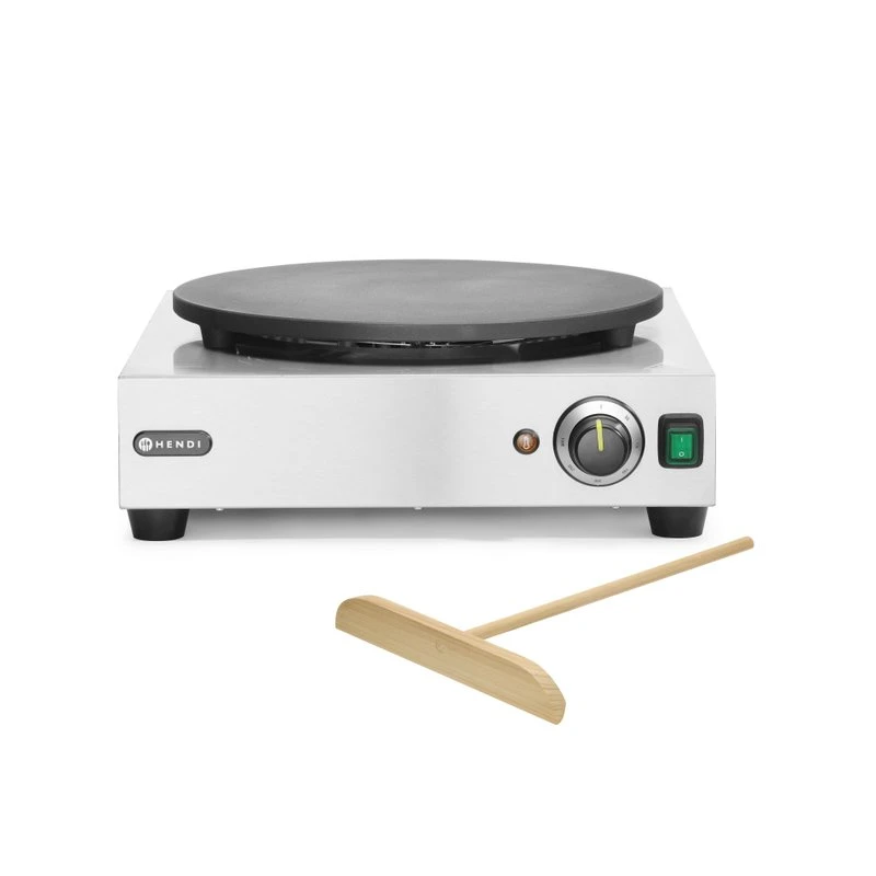 Crêpe-maskine 470x520x(h)160 mm 230V 3000W 212028 by Hendi color Sort