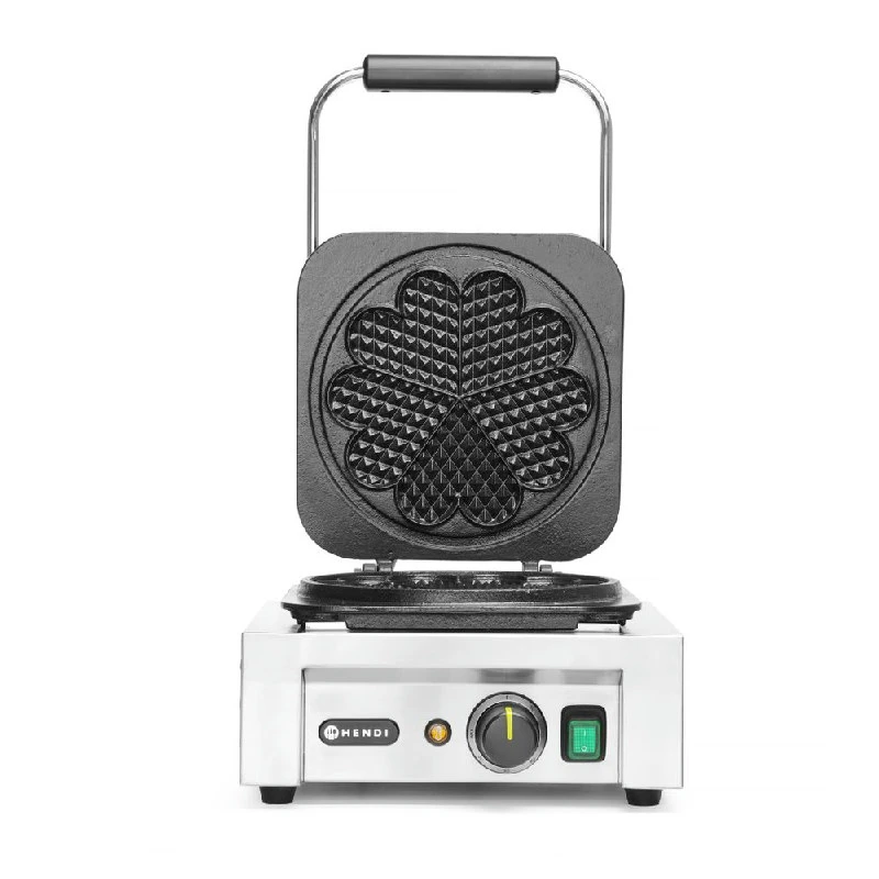 Vaffeljern hjerteformet 230V 2200W 212134 by Hendi color Sort