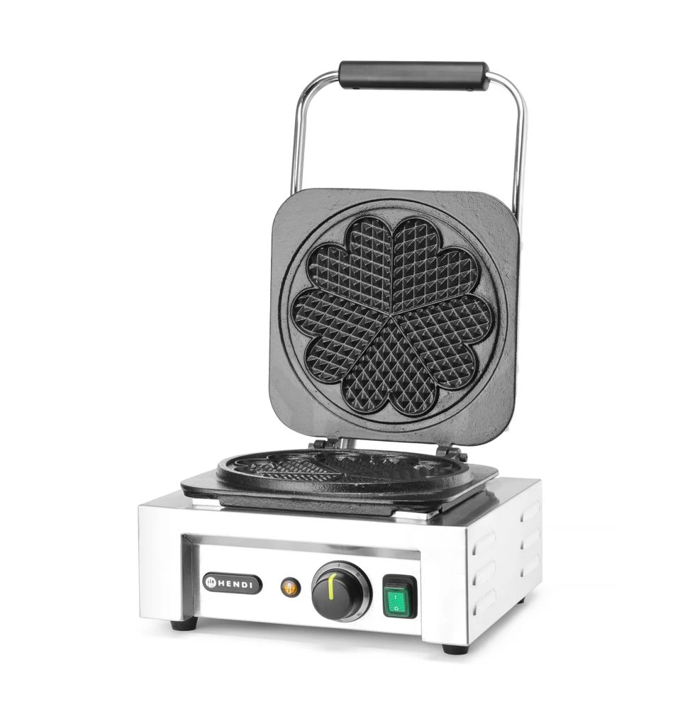 Vaffeljern hjerteformet 230V 2200W 212134 by Hendi color Sort