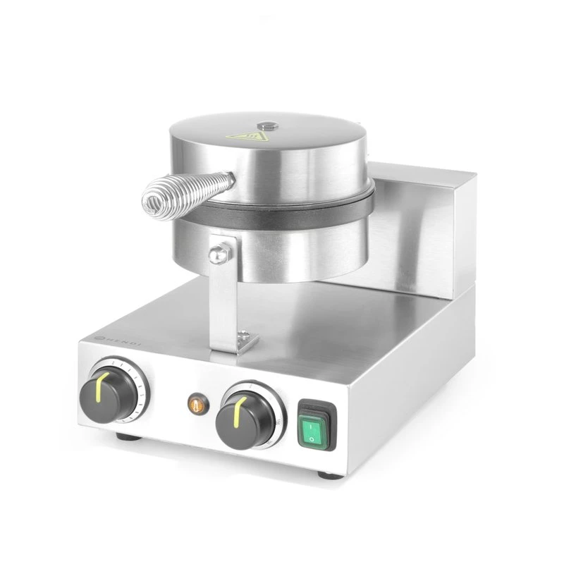 Vaffeljern rundt Ø190 mm 230V 1000W 212172 by Hendi color Sort