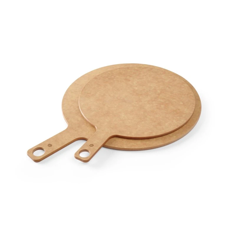 Pizzabræt med håndtag 304x405x6 mm træfiber 505533 by Hendi color Sort